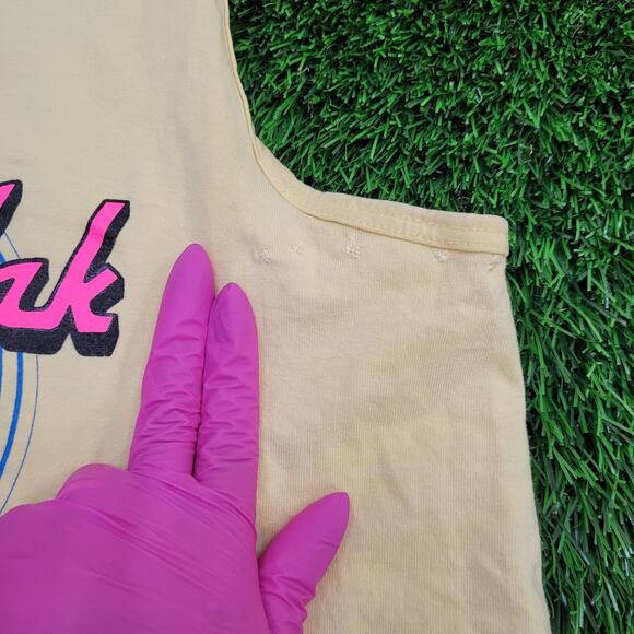 Vintage 80s Yakety-Yak Cafe Tank-Top Womens Large 20x28 USA - Picture 9 of 16